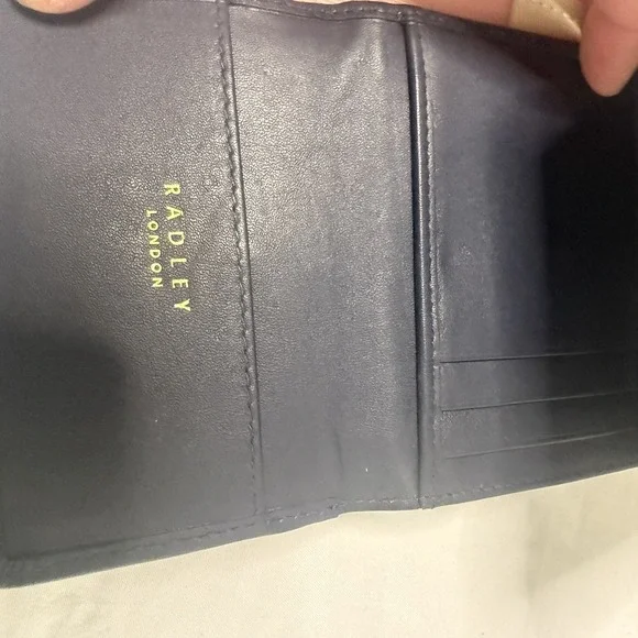 RADLEY London Heritage Dog leather bi-foldwomen's wallet + Dust bag BLACK - Picture 2 of 7